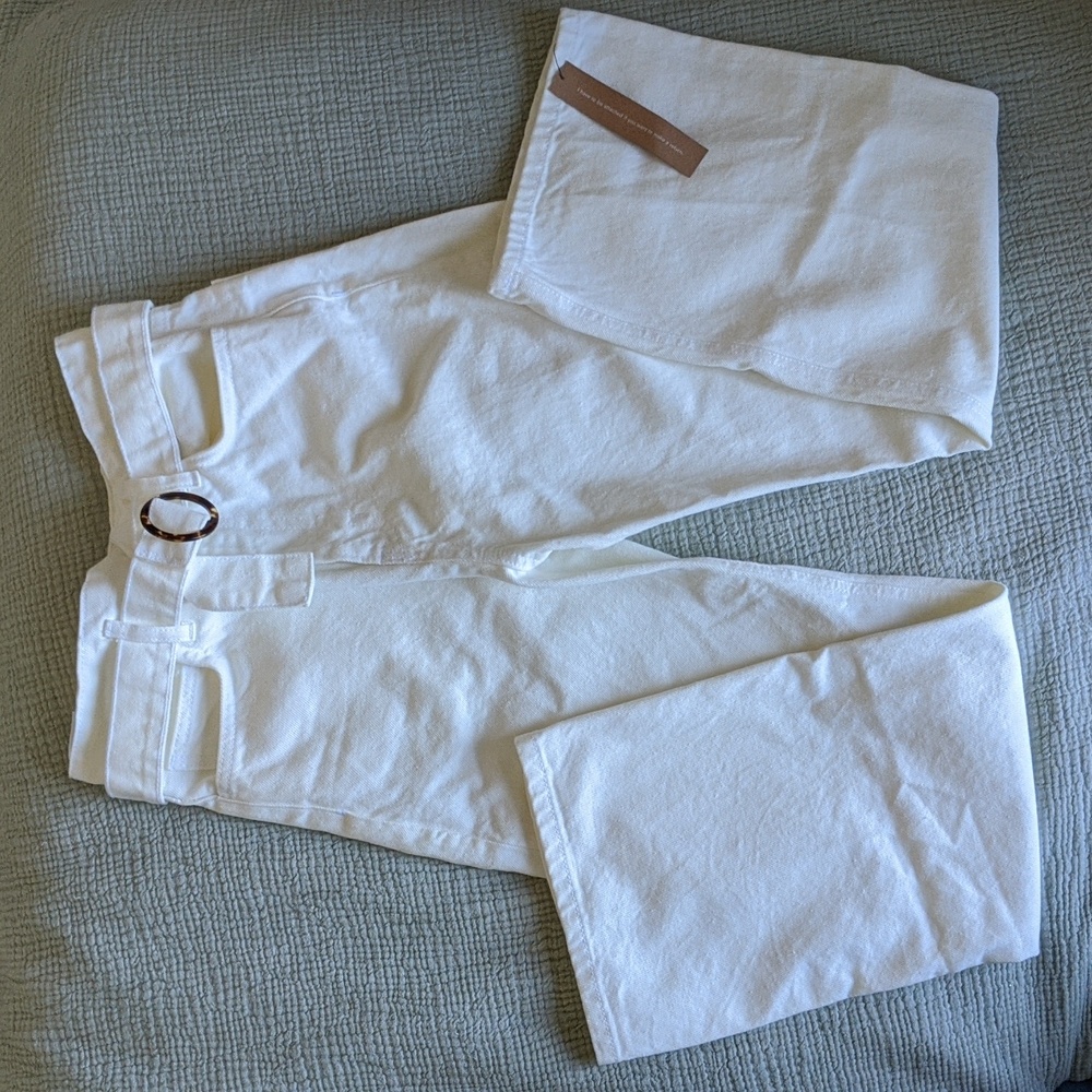 Reformation white pants